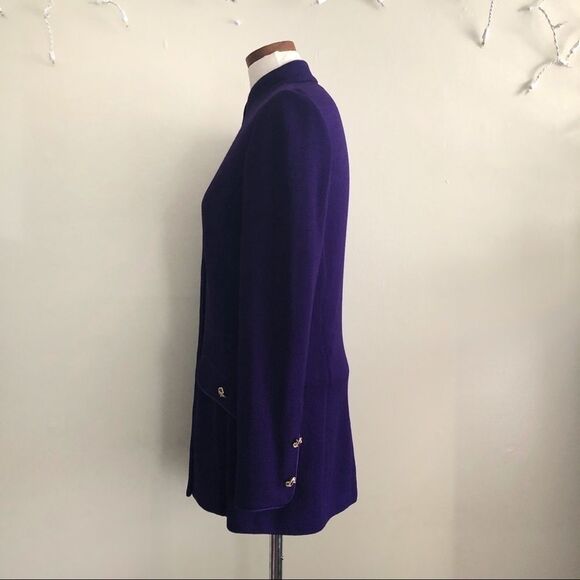 St. John Purple Jacket Blazer NWT $850 - Picture 5 of 8